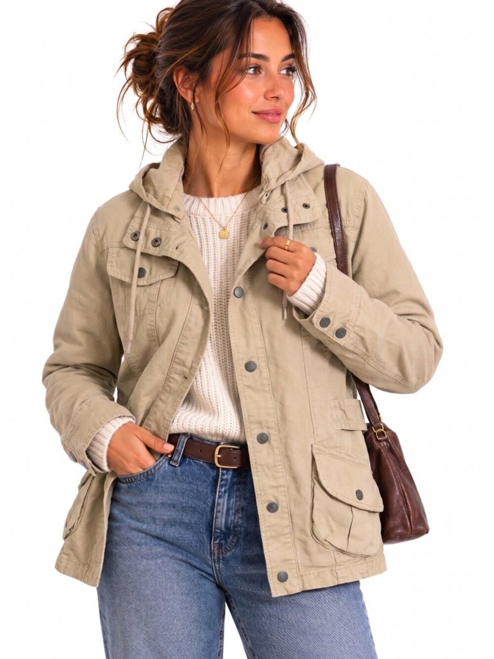 COTTON GINNY WOMENS  JACKET/ HOODIE (SMALL)